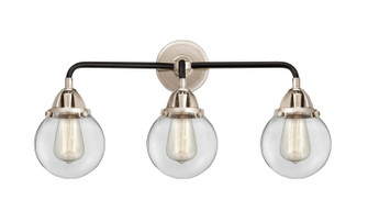 Nouveau 2 Three Light Bath Vanity in Black Polished Nickel (405|288-3W-BPN-G202-6)