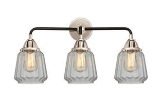 Nouveau 2 Three Light Bath Vanity in Black Polished Nickel (405|288-3W-BPN-G142)