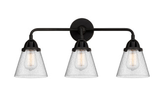 Nouveau 2 Three Light Bath Vanity in Matte Black (405|288-3W-BK-G64)