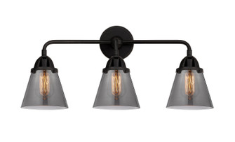 Nouveau 2 Three Light Bath Vanity in Matte Black (405|288-3W-BK-G63)