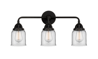Nouveau 2 Three Light Bath Vanity in Matte Black (405|288-3W-BK-G52)
