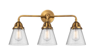 Nouveau 2 LED Bath Vanity in Brushed Brass (405|288-3W-BB-G64-LED)