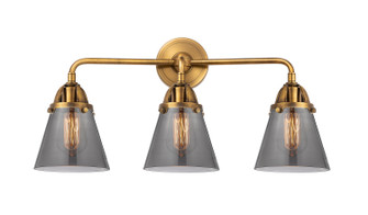 Nouveau 2 Three Light Bath Vanity in Brushed Brass (405|288-3W-BB-G63) Nouveau 2 Three Light Bath Vanity in Brushed Brass (405|288-3W-BB-G63)