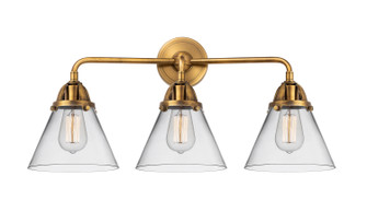 Nouveau 2 LED Bath Vanity in Brushed Brass (405|288-3W-BB-G42-LED)