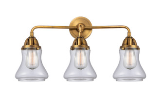 Nouveau 2 Three Light Bath Vanity in Brushed Brass (405|288-3W-BB-G192) Nouveau 2 Three Light Bath Vanity in Brushed Brass (405|288-3W-BB-G192)