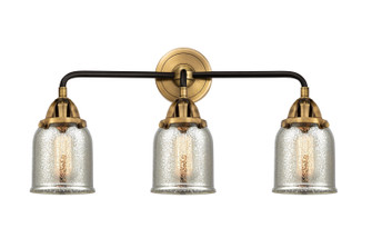 Nouveau 2 Three Light Bath Vanity in Black Antique Brass (405|288-3W-BAB-G58)