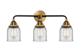 Nouveau 2 Three Light Bath Vanity in Black Antique Brass (405|288-3W-BAB-G52)