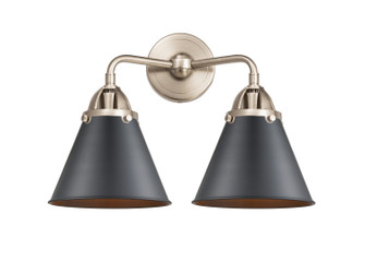Nouveau 2 LED Bath Vanity in Brushed Satin Nickel (405|288-2W-SN-M13-BK-LED)