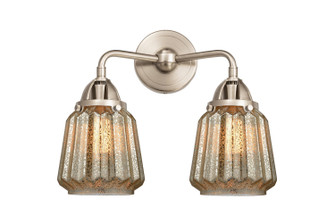 Nouveau 2 LED Bath Vanity in Brushed Satin Nickel (405|288-2W-SN-G146-LED)