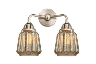 Nouveau 2 Two Light Bath Vanity in Brushed Satin Nickel (405|288-2W-SN-G146)