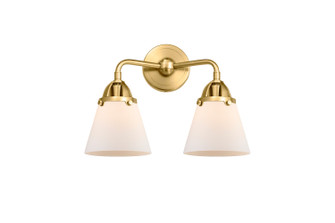 Nouveau 2 LED Bath Vanity in Satin Gold (405|288-2W-SG-G61-LED)