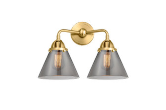 Nouveau 2 LED Bath Vanity in Satin Gold (405|288-2W-SG-G43-LED)