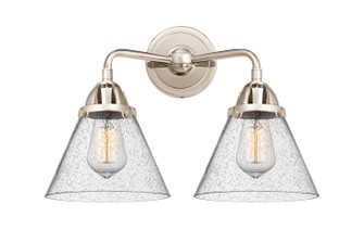 Nouveau 2 Two Light Bath Vanity in Polished Nickel (405|288-2W-PN-G44)
