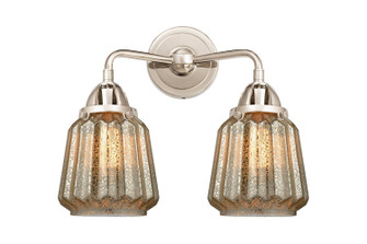 Nouveau 2 LED Bath Vanity in Polished Nickel (405|288-2W-PN-G146-LED)