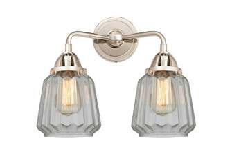 Nouveau 2 LED Bath Vanity in Polished Nickel (405|288-2W-PN-G142-LED)