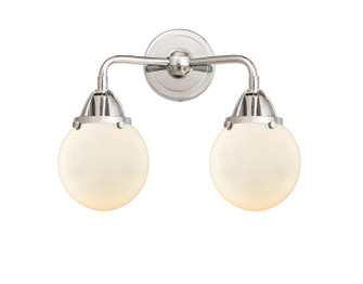Nouveau 2 LED Bath Vanity in Polished Chrome (405|288-2W-PC-G201-6-LED)