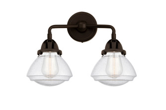 Nouveau 2 LED Bath Vanity in Oil Rubbed Bronze (405|288-2W-OB-G324-LED)