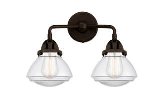 Nouveau 2 LED Bath Vanity in Oil Rubbed Bronze (405|288-2W-OB-G322-LED)