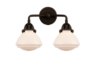 Nouveau 2 LED Bath Vanity in Oil Rubbed Bronze (405|288-2W-OB-G321-LED)