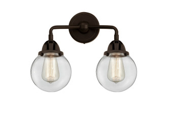 Nouveau 2 LED Bath Vanity in Oil Rubbed Bronze (405|288-2W-OB-G202-6-LED)