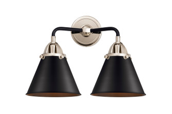 Nouveau 2 Two Light Bath Vanity in Black Polished Nickel (405|288-2W-BPN-M13-BK)