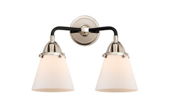 Nouveau 2 LED Bath Vanity in Black Polished Nickel (405|288-2W-BPN-G61-LED)