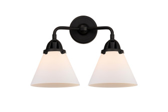 Nouveau 2 LED Bath Vanity in Matte Black (405|288-2W-BK-G41-LED)
