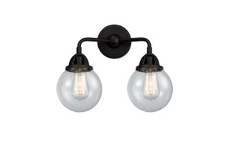 Nouveau 2 Two Light Bath Vanity in Matte Black (405|288-2W-BK-G204-6)