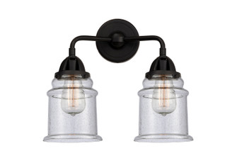 Nouveau 2 Two Light Bath Vanity in Matte Black (405|288-2W-BK-G184)