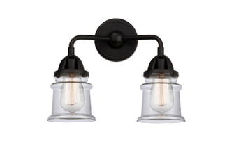 Nouveau 2 Two Light Bath Vanity in Matte Black (405|288-2W-BK-G182S)