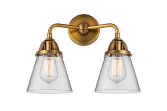 Nouveau 2 LED Bath Vanity in Brushed Brass (405|288-2W-BB-G62-LED)