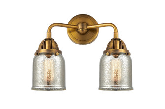 Nouveau 2 LED Bath Vanity in Brushed Brass (405|288-2W-BB-G58-LED)