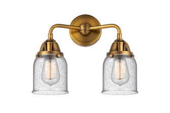 Nouveau 2 LED Bath Vanity in Brushed Brass (405|288-2W-BB-G54-LED)