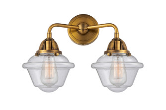 Nouveau 2 LED Bath Vanity in Brushed Brass (405|288-2W-BB-G534-LED)