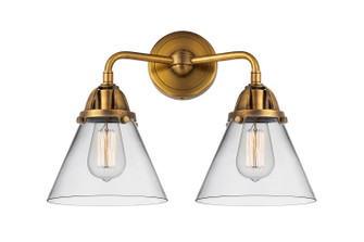 Nouveau 2 LED Bath Vanity in Brushed Brass (405|288-2W-BB-G42-LED)