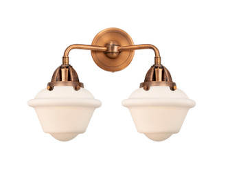 Nouveau 2 LED Bath Vanity in Antique Copper (405|288-2W-AC-G531-LED)