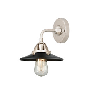 Nouveau 2 One Light Wall Sconce in Polished Nickel (405|288-1W-PN-M6-BK)