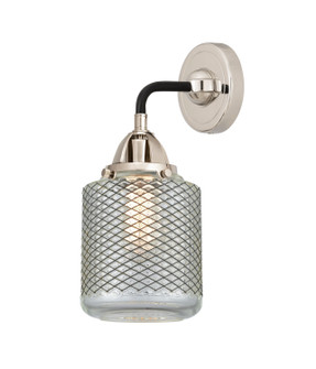 Nouveau 2 LED Wall Sconce in Black Polished Nickel (405|288-1W-BPN-G262-LED)