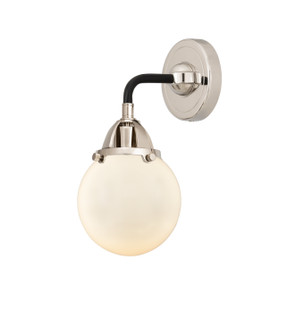 Nouveau 2 One Light Wall Sconce in Black Polished Nickel (405|288-1W-BPN-G201-6)
