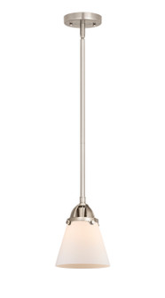 Nouveau 2 One Light Mini Pendant in Brushed Satin Nickel (405|288-1S-SN-G61)