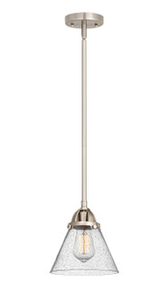 Nouveau 2 One Light Mini Pendant in Brushed Satin Nickel (405|288-1S-SN-G44)