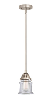 Nouveau 2 One Light Mini Pendant in Brushed Satin Nickel (405|288-1S-SN-G182S)