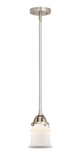 Nouveau 2 LED Mini Pendant in Brushed Satin Nickel (405|288-1S-SN-G181S-LED)