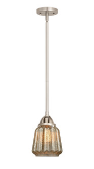 Nouveau 2 One Light Mini Pendant in Brushed Satin Nickel (405|288-1S-SN-G146)