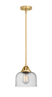 Nouveau 2 LED Mini Pendant in Satin Gold (405|288-1S-SG-G74-LED)