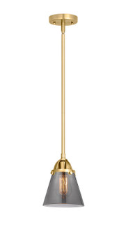 Nouveau 2 LED Mini Pendant in Satin Gold (405|288-1S-SG-G63-LED)