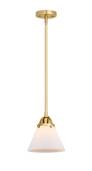 Nouveau 2 LED Mini Pendant in Satin Gold (405|288-1S-SG-G41-LED)