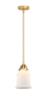 Nouveau 2 LED Mini Pendant in Satin Gold (405|288-1S-SG-G181-LED)