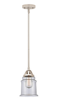 Nouveau 2 One Light Mini Pendant in Polished Nickel (405|288-1S-PN-G182)