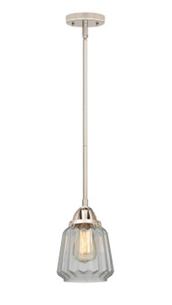 Nouveau 2 LED Mini Pendant in Polished Nickel (405|288-1S-PN-G142-LED)